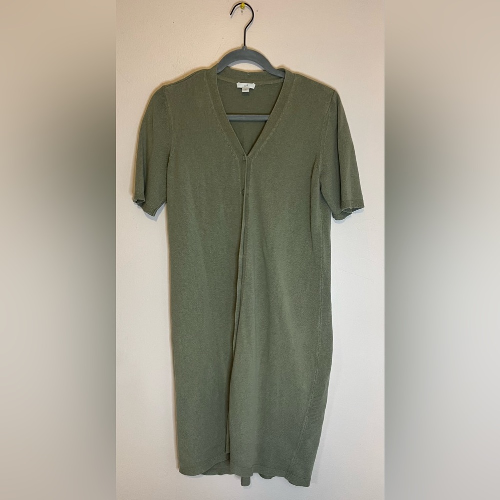 Button down J Jill dress 💚